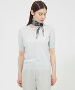 Paul Stuart / ポール・スチュアート ニット・セーター | 【ウォッシャブル】シルクコットン　プルオーバー