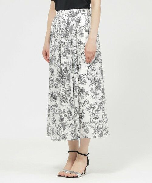 Paul Stuart / ポール・スチュアート スカート | 【ウォッシャブル】ドローイングフラワー　スカート | 詳細7