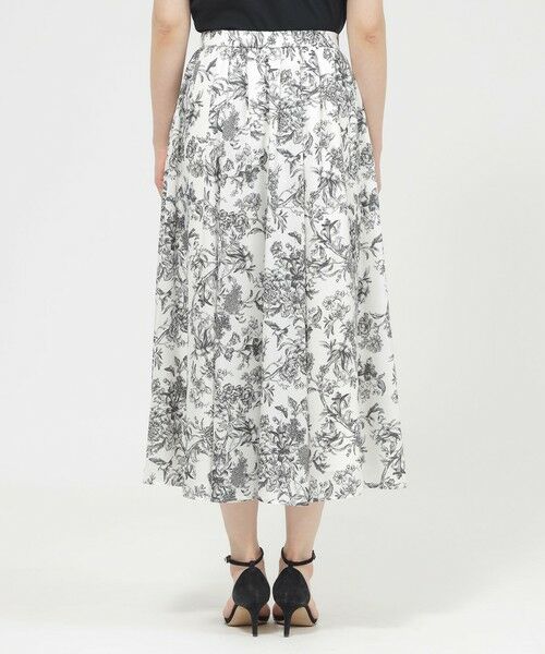Paul Stuart / ポール・スチュアート スカート | 【ウォッシャブル】ドローイングフラワー　スカート | 詳細8