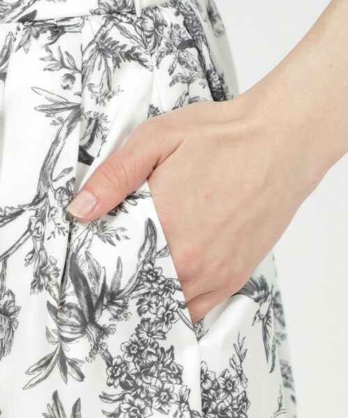 Paul Stuart / ポール・スチュアート スカート | 【ウォッシャブル】ドローイングフラワー　スカート | 詳細9