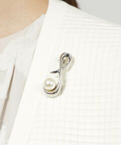 Paul Stuart / ポール・スチュアート アクセサリー | 【Nikkei magazine掲載】Pパールブローチ