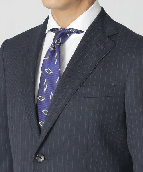 大丸購入　スーツ SUPER 150's セール】 【EASTGATEMODEL】Super150'sストライプ柄スーツ