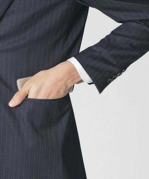 Paul Stuart / ポール・スチュアート セットアップ | 【EASTGATEMODEL】Super150'sストライプ柄スーツ | 詳細7