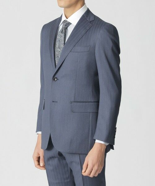 Paul Stuart / ポール・スチュアート セットアップ | 【Nikkei magazine掲載】【EASTGATE MODEL】スチュアーツブルーストライプスーツ | 詳細3