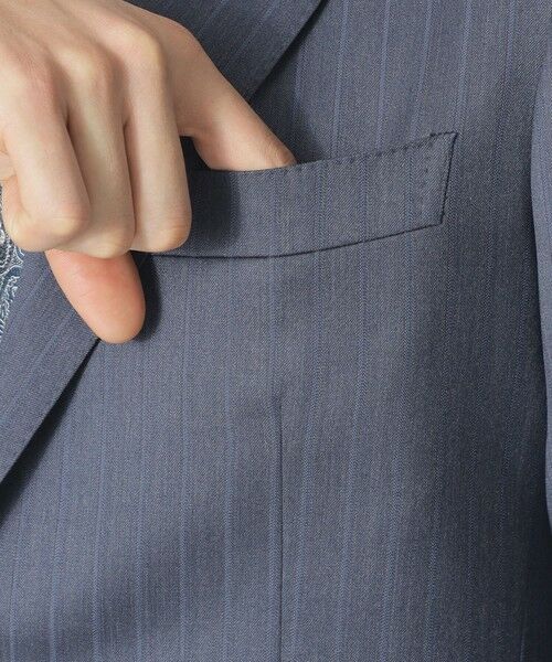 Paul Stuart / ポール・スチュアート セットアップ | 【Nikkei magazine掲載】【EASTGATE MODEL】スチュアーツブルーストライプスーツ | 詳細6