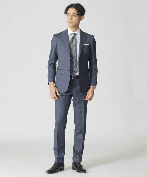 Paul Stuart / ポール・スチュアート セットアップ | 【Nikkei magazine掲載】【EASTGATE MODEL】スチュアーツブルーストライプスーツ | 詳細1