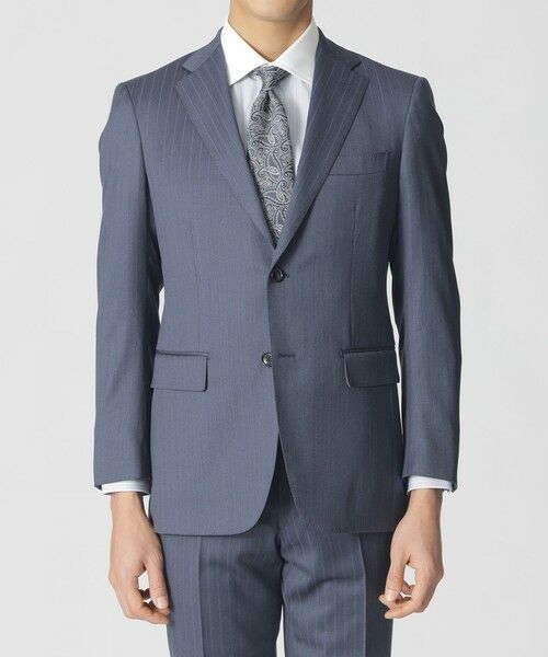 Paul Stuart / ポール・スチュアート セットアップ | 【Nikkei magazine掲載】【EASTGATE MODEL】スチュアーツブルーストライプスーツ | 詳細2