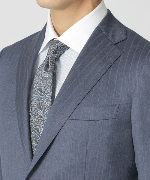 Paul Stuart / ポール・スチュアート セットアップ | 【Nikkei magazine掲載】【EASTGATE MODEL】スチュアーツブルーストライプスーツ | 詳細5