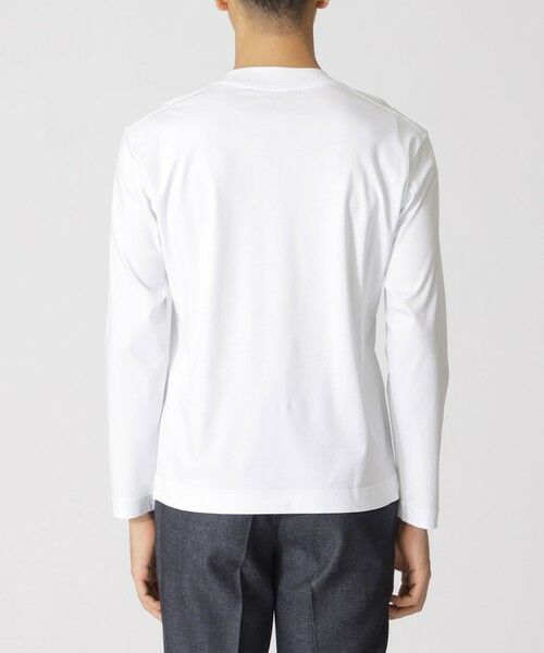 Paul Stuart / ポール・スチュアート カットソー | 「Dress Tee Shirts」 コットンスムースロングスリーブドレスTシャツ/長袖カットソー | 詳細5