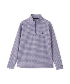 Paul Stuart / ポール・スチュアート カットソー | 【GOLF】ジオメトリック柄プリントポロシャツ