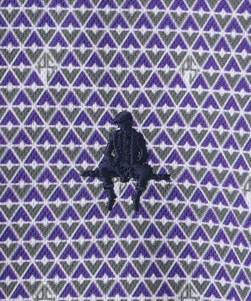 Paul Stuart / ポール・スチュアート カットソー | 【GOLF】ジオメトリック柄プリントポロシャツ | 詳細6