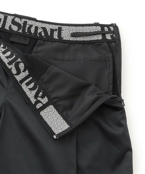 Paul Stuart / ポール・スチュアート スカート | 【GOLF】ストレッチサテンサイドストライプキュロットスカート | 詳細9