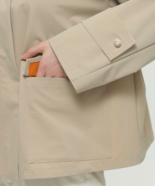 Paul Stuart / ポール・スチュアート その他アウター | 【ウォッシャブル】転写はっ水ソロタフタ　ショートコート | 詳細11