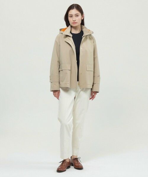 Paul Stuart / ポール・スチュアート その他アウター | 【ウォッシャブル】転写はっ水ソロタフタ　ショートコート | 詳細4