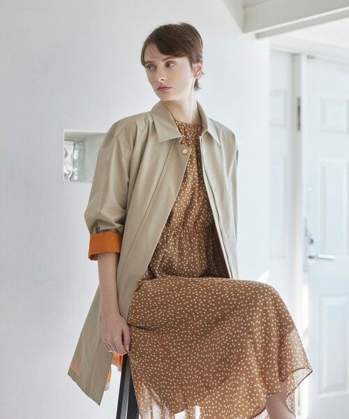 Paul Stuart / ポール・スチュアート その他アウター | 【ウォッシャブル】転写はっ水ソロタフタ　コート | 詳細1