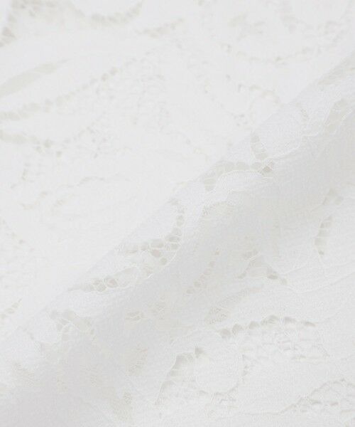 Paul Stuart / ポール・スチュアート シャツ・ブラウス | 【Precious掲載】【ウォッシャブル】ボタニカルレース　ブラウス | 詳細8