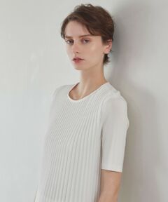 Paul Stuart / ポール・スチュアート ニット・セーター | 【ウォッシャブル】プリーツコンビニット　プルオーバー