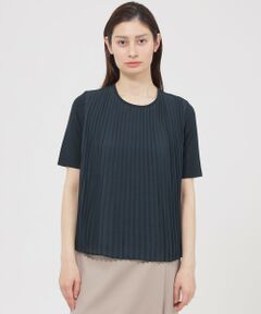 Paul Stuart / ポール・スチュアート ニット・セーター | 【ウォッシャブル】プリーツコンビニット　プルオーバー