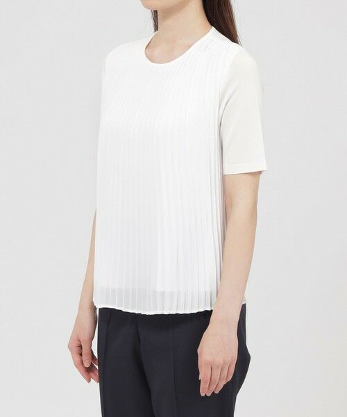 Paul Stuart / ポール・スチュアート ニット・セーター | 【ウォッシャブル】プリーツコンビニット　プルオーバー | 詳細5