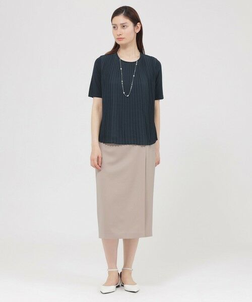 Paul Stuart / ポール・スチュアート ニット・セーター | 【ウォッシャブル】プリーツコンビニット　プルオーバー | 詳細3