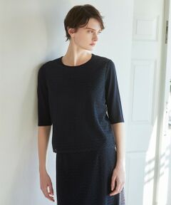 Paul Stuart / ポール・スチュアート ニット・セーター | 【ウォッシャブル】レースコンビニット　プルオーバー