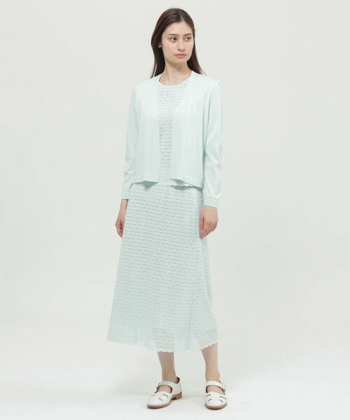 Paul Stuart / ポール・スチュアート ニット・セーター | 【ウォッシャブル】クールレーヨン　カーディガン | 詳細4