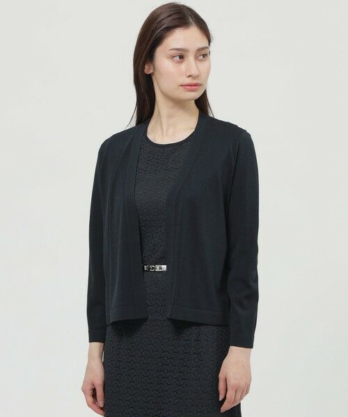 Paul Stuart / ポール・スチュアート ニット・セーター | 【ウォッシャブル】クールレーヨン　カーディガン | 詳細12