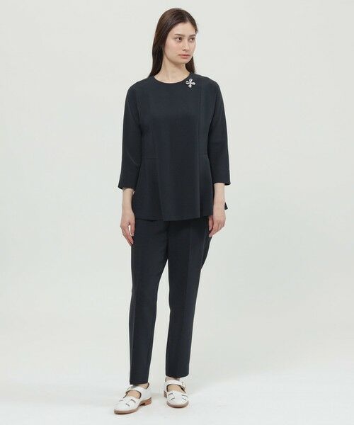 Paul Stuart / ポール・スチュアート パンツ | 【Nikkei magazine掲載】【ウォッシャブル】アイリーダブルクロス　パンツ | 詳細4