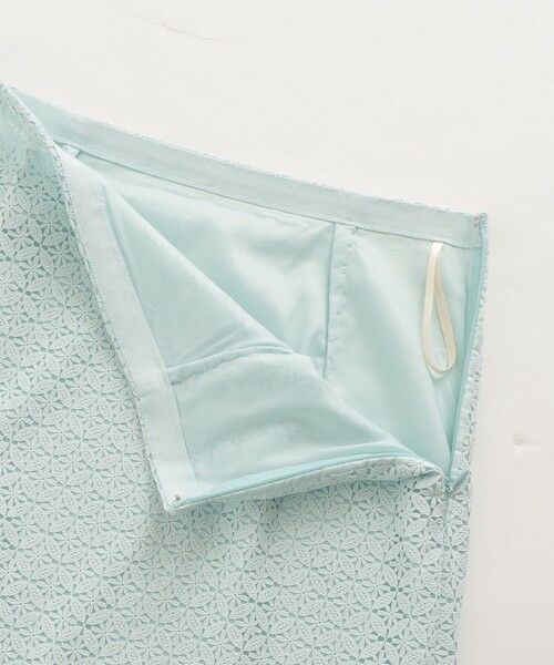 Paul Stuart / ポール・スチュアート スカート | 【ウォッシャブル】サークルフルールケミカルレース　スカート | 詳細9