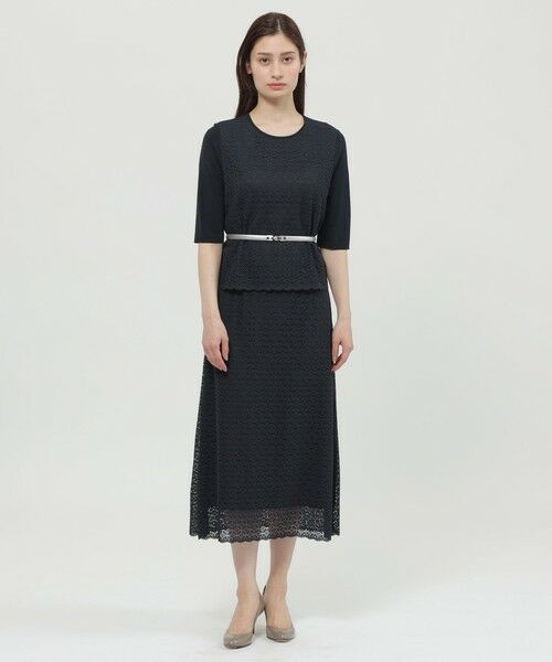 Paul Stuart / ポール・スチュアート スカート | 【ウォッシャブル】サークルフルールケミカルレース　スカート | 詳細3