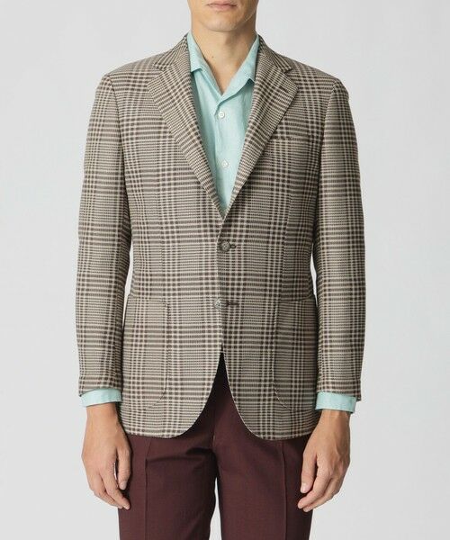 Paul Stuart / ポール・スチュアート その他アウター | カラミ織りグレナカートチェックジャケット | 詳細3