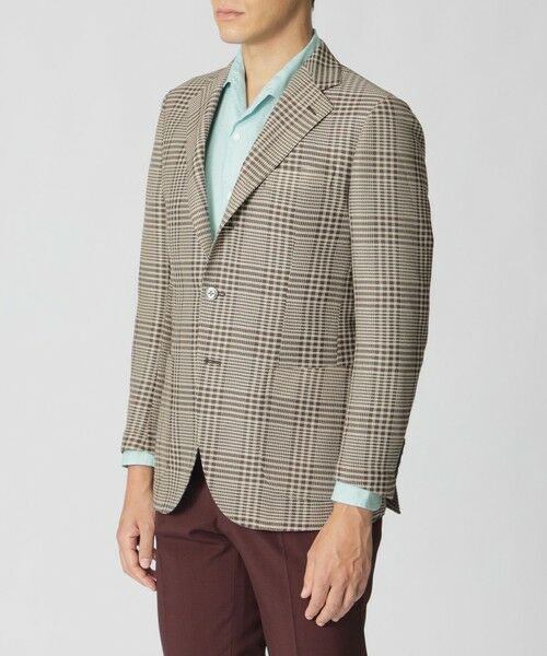 Paul Stuart / ポール・スチュアート その他アウター | カラミ織りグレナカートチェックジャケット | 詳細4