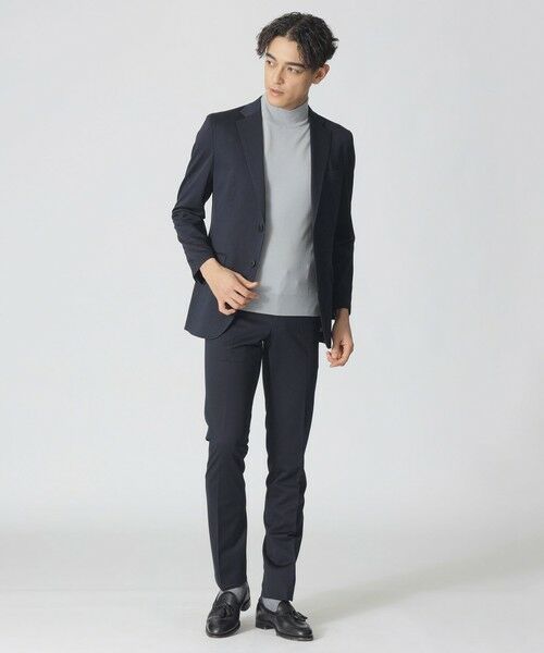 Paul Stuart / ポール・スチュアート その他アウター | 【Nikkei magazine掲載】【STUART'S TRAVELER】ハイゲージアクアツイスト千鳥ジャージージャケット(セットアップ対応) | 詳細4