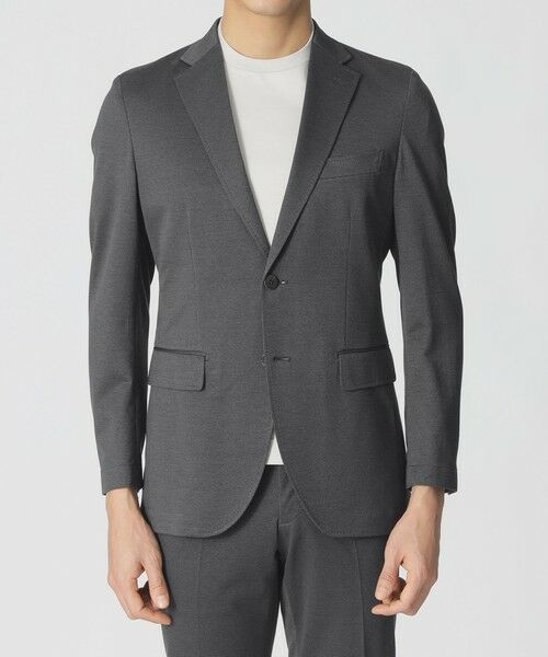 Paul Stuart / ポール・スチュアート その他アウター | 【Nikkei magazine掲載】【STUART'S TRAVELER】ハイゲージアクアツイスト千鳥ジャージージャケット(セットアップ対応) | 詳細5