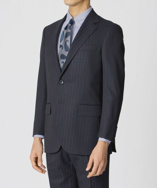 Paul Stuart / ポール・スチュアート セットアップ | 【Nikkei magazine掲載】【BAKER MODEL】シャドウフェイドストライプ柄スーツ | 詳細4
