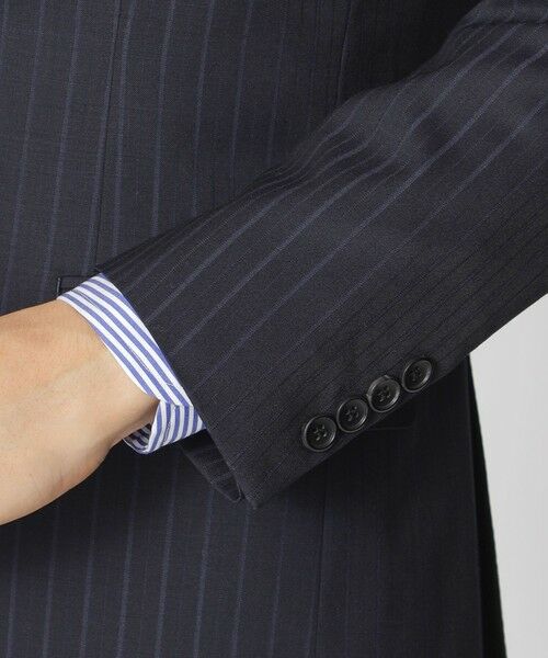 Paul Stuart / ポール・スチュアート セットアップ | 【Nikkei magazine掲載】【BAKER MODEL】シャドウフェイドストライプ柄スーツ | 詳細8