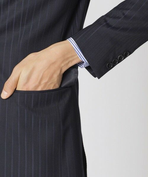 Paul Stuart / ポール・スチュアート セットアップ | 【Nikkei magazine掲載】【BAKER MODEL】シャドウフェイドストライプ柄スーツ | 詳細9