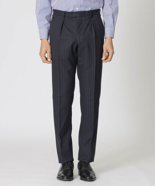 Paul Stuart / ポール・スチュアート セットアップ | 【Nikkei magazine掲載】【BAKER MODEL】シャドウフェイドストライプ柄スーツ | 詳細15