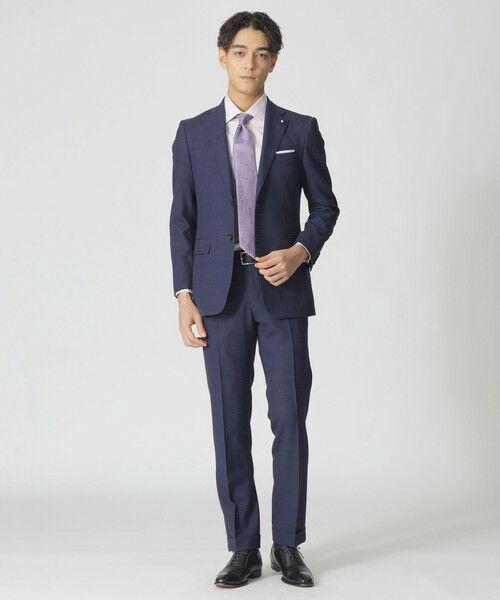 Paul Stuart / ポール・スチュアート セットアップ | 【GLOBAL MODEL】グレンチェックスーツ SAKURA PROJECT企画 | 詳細1