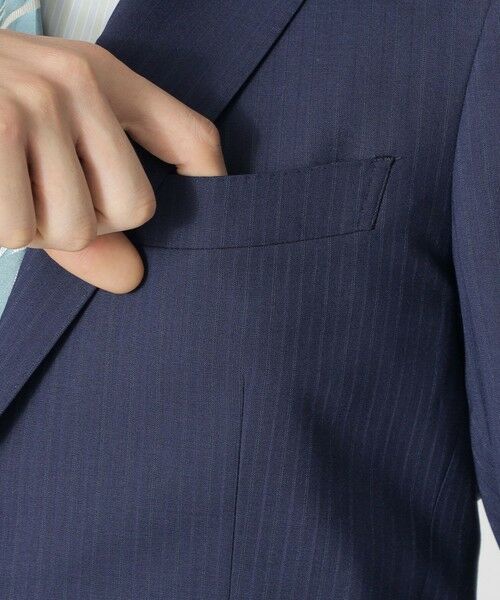 Paul Stuart / ポール・スチュアート セットアップ | 【Nikkei magazine掲載】【GLOBAL MODEL】トロピカルストライプスーツ | 詳細6