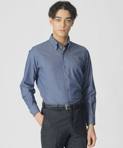 Paul Stuart / ポール・スチュアート シャツ・ブラウス | シャンブレーデニム調ドレスシャツ（反応染）