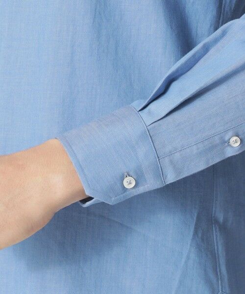 Paul Stuart / ポール・スチュアート シャツ・ブラウス | シャンブレーデニム調ドレスシャツ（反応染） | 詳細6