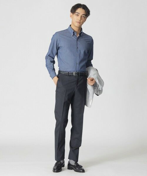 Paul Stuart / ポール・スチュアート シャツ・ブラウス | シャンブレーデニム調ドレスシャツ（反応染） | 詳細2