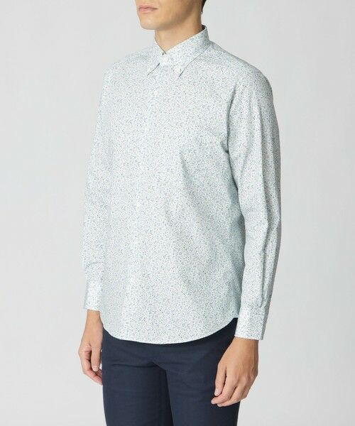 Paul Stuart / ポール・スチュアート シャツ・ブラウス | ミニフラワープリント柄ボタンダウンシャツ | 詳細4