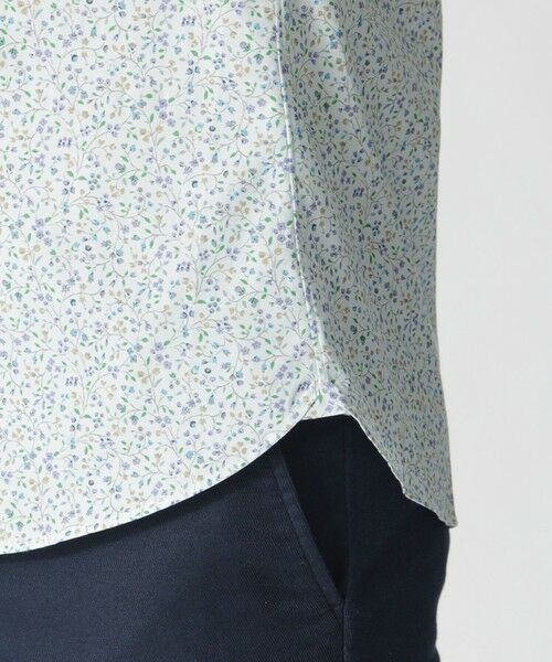 Paul Stuart / ポール・スチュアート シャツ・ブラウス | ミニフラワープリント柄ボタンダウンシャツ | 詳細7