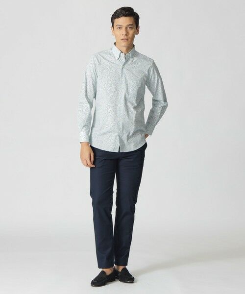 Paul Stuart / ポール・スチュアート シャツ・ブラウス | ミニフラワープリント柄ボタンダウンシャツ | 詳細1