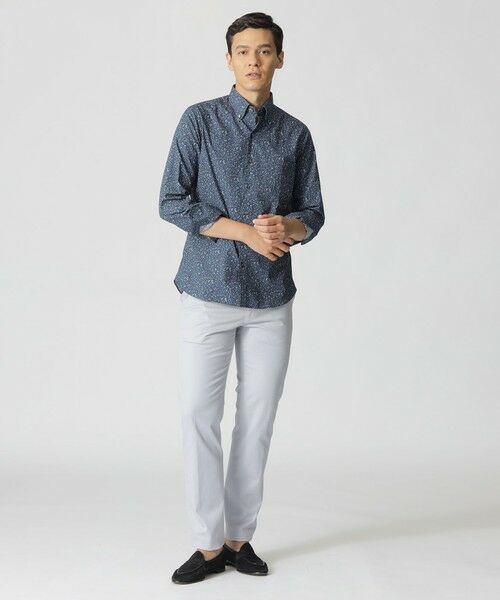 Paul Stuart / ポール・スチュアート シャツ・ブラウス | ミニフラワープリント柄ボタンダウンシャツ | 詳細2