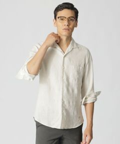 Paul Stuart / ポール・スチュアート シャツ・ブラウス | リネンシャツ（イタリアンカラー）