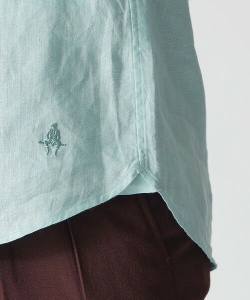 Paul Stuart / ポール・スチュアート シャツ・ブラウス | リネンシャツ（イタリアンカラー） | 詳細9