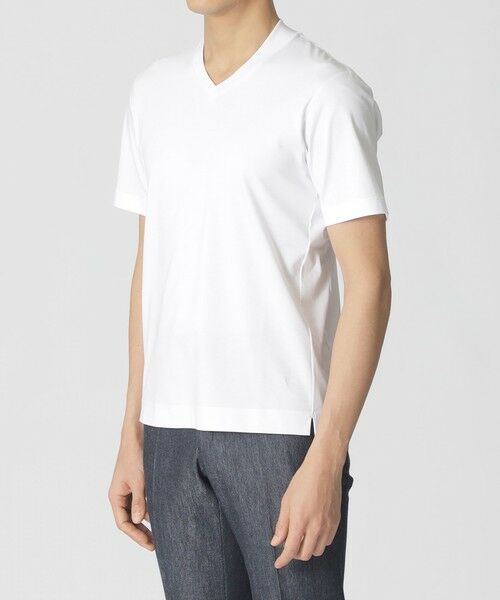 Paul Stuart / ポール・スチュアート カットソー | 【Nikkei magazin掲載】「Dress Tee Shirts」ドレスVネックTシャツ | 詳細5